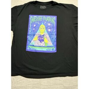Vintage Y2K/Modern Smashing Pumpkins "Zero" Eyes Tour Black T-Shirt 2xl